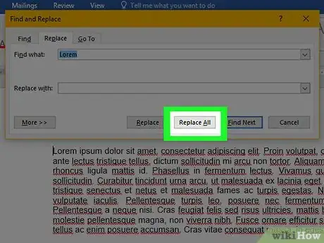 Imagen titulada Use "Find" and "Find and Replace" Features in Microsoft Word Documents Step 10